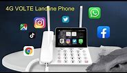 4G VOLTE Fixed Wireless Landline phone Android 7.1 with 2SIM+ SD card
