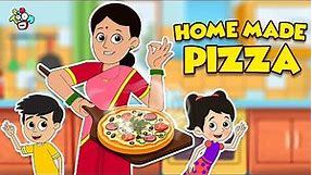 Homemade Pizza Story | Animated Stories | English Cartoon | Moral Stories | PunToon Kids