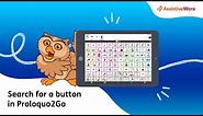 Search for a button in Proloquo2Go