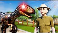 I Became an Angry Dinosaur in Zoo Simulator! - ZooKeeper Simulator Gameplay