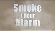 Smoke Alarm Smoke Detector Sound 1 Hour