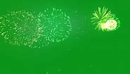 Download Different types of fireworks explosion up in the sky animation, fireworks celebration animation for new year, Christmas, independence day , festival animated effect on green screen background for free