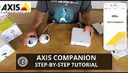 Axis Camera Companion - Step by step Tutorial