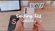 VLOG ✿ Unboxing my Samsung S22 (Pink Gold 256GB)