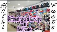 Different types of hair clips and their names❤️