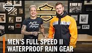 Harley-Davidson Men's Full Speed II Waterproof Rain Gear Overview