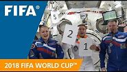 2018 FIFA World Cup Official Emblem Debuts in Space!