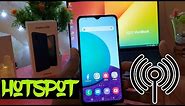How to Set Up Mobile Hotspot on Samsung Galaxy A02 - Create WiFi Hotspot