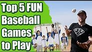 Top 5 Fun Baseball Games to Play with Your Team // Have Fun AND Improve Your Skills