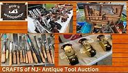 CRAFTS of NJ Antique Tool Auction