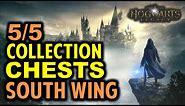 The South Wing: All 5 Collection Chests Locations | Hogwarts Legacy