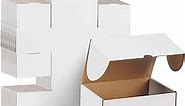 WIFTREY 7x5x4 White Shipping Boxes 25 Pack for Small Business, Small Corrugated Cardboard Boxes for Mailing, Packing, Shipping