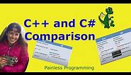 C++ vs. C# Comparison