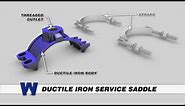Ductile Iron Service Saddle - WaterworksTraining.com