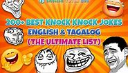 200  Best Knock Knock Jokes Tagalog (The Ultimate List)