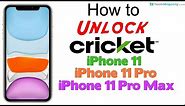 How to Unlock Cricket iPhone 11, iPhone 11 Pro, & iPhone 11 Pro Max- Use in USA and Worldwide!