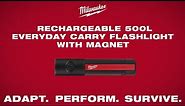 Milwaukee® Rechargeable 500L Everyday Carry Flashlight with Magnet