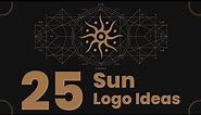 25 Best Sun Logo Ideas | Sun Logo Inspiration | Sun Minimalistic Logo | Logo Ideas Part 1