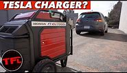 Can You Charge An Electric Car With This BIG Generator? (Part 1 of 3)