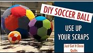 Make Your Own Soccer Ball/Football, English Paper Piecing Method