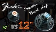 12" Speaker In A Fender Princeton Reverb?! Does Size Really Matter? Let's Find Out...