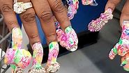 Bedazzled Nails in Big Box Store