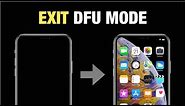 Tutorial to Get Out iPhone X DFU Mode Without Computer in 3 Simple Steps.