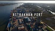 DJI drone - Astrakhan Port. Астраханский порт
