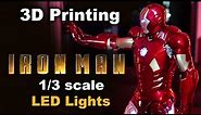 Making a 1/3 scale Iron Man Mark VII - 3d printing model by DiD3D