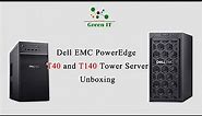 Dell EMC PowerEdge T40 and T140 Tower Server Unboxing
