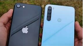 iPhone SE vs Redmi Note 8 | CARO o BARATO?