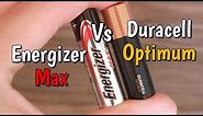 Energizer Max VS Duracell Optimum AA Battery Test