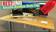 Solid Bamboo Table Top / Desk Top | VWINDESK - BEST Review Adjustable Standing Bamboo Desk Top