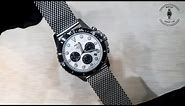 FOSSIL FB-01 CHRONOGRAPH STAINLESS STEEL MESSH WATCH FS5915 | Unboxing