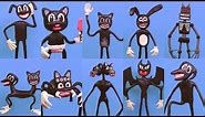 All Cartoon Cats with Clay 😼 Trevor Henderson Creatures