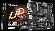 GIGABYTE B550M DS3H AC 🎯 Motherboard Unboxing and Overview