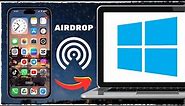 How to Use AirDrop On Windows PC I AirDrop iPhone To Windows (2024)