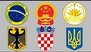 Coats of Arms (Emblem) of Different Countries - Part 1