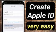 How to create icloud account in iphone / create apple id