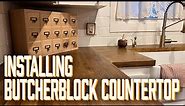 Installing Butcher Block Countertop