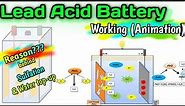 Lead Acid Battery - Working (Animation) | Charging & Discharging Process