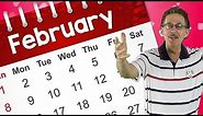 It's February! | Kids Calendar Song | Jack Hartmann