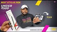 Best Stylus Pen Under ₹500 ⚡| Tukzer Stylus Pen Unboxing And Review | Supports All Touch Devices 😍🔥