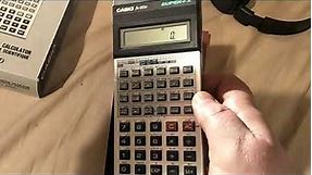 Loscha opens his Casio FX-100d calculator's hidey hole (and what I hid there in the late 1990s!)