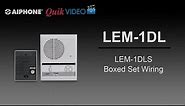 LEM-1DLS Boxed Set Wiring