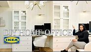 DIY HOME OFFICE BUILT-IN part 1 | IKEA hack with Havsta + Hemnes Dresser | House to Home Update