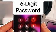 How to set 6-Digit Password? ❤️😍 #iphone #ios #apple #iphonetips #iphonetricks #setup