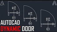 Create Your Dynamic Door - AutoCAD