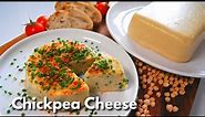 Firm Vegan Chickpea Cheese Recipe! Easy and Healthy Vegan Cheese Recipe
