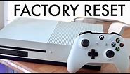 How To Reset Xbox One / One S Or One X To Factory Settings!